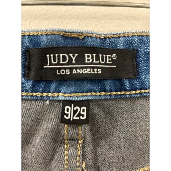 JUDY BLUE Jeans Thermadenim Undone Hem Boyfriend Fit size 9/29 - Picture 6 of 10